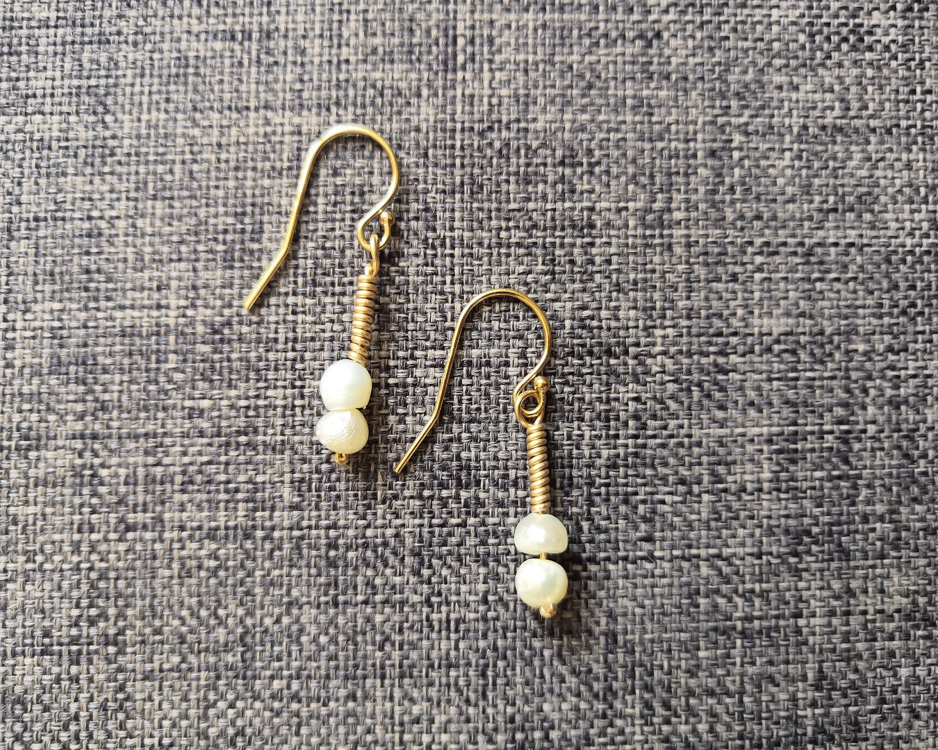 Boucle d’oreille romaine pendentif nacres