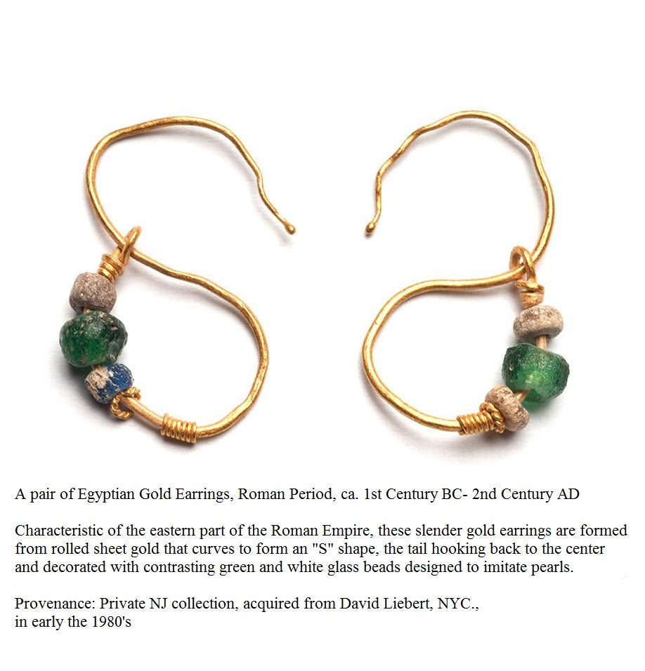Boucles d'oreille Égypt Collection privée NY ~ Inspiration