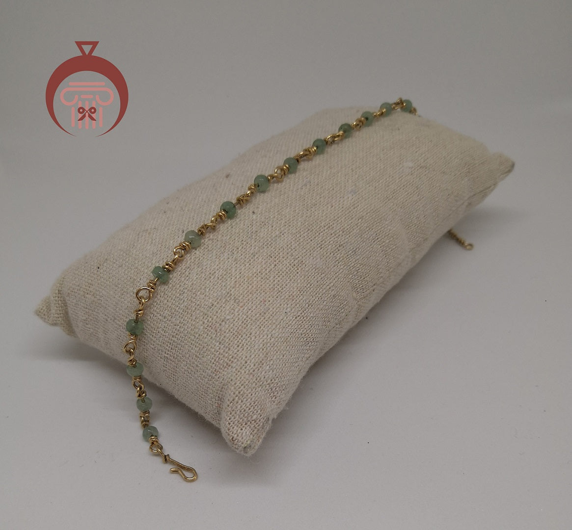 Bracelet en Gold Filled et aventurine