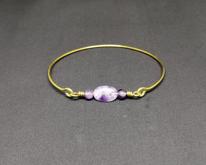Bracelet avec pierres semi-précieuses
