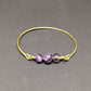 Bracelet avec pierres semi-précieuses