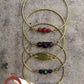 Bracelet avec pierres semi-précieuses