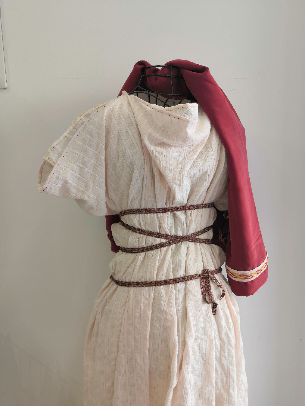 Tunique romaine pour femme tissu texturé