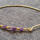 Bracelet avec pierres semi-précieuses